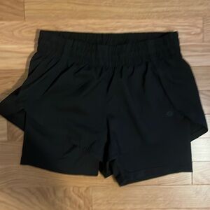 Black athleta shorts